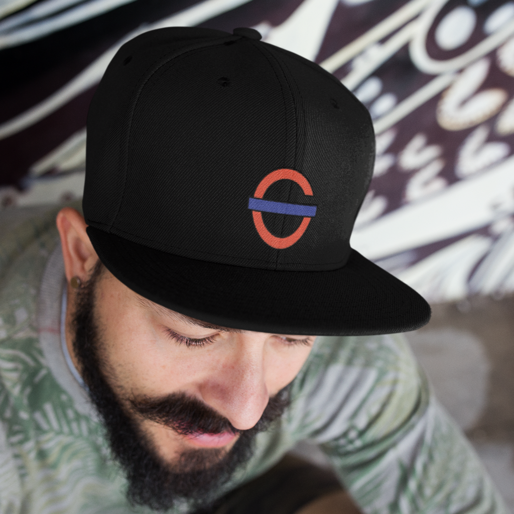 A bearded man wearing a black snapback with the gosfather80 logo
